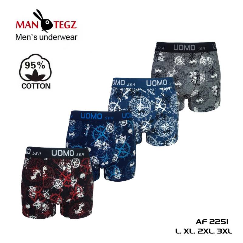 Bokserki męskie Roz L-3XL, Mix kolor Paczka 24 szt